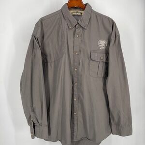 Bob Allen Mens XL Long Sleeve Button Up North American Hunting Club‎ Embroidered